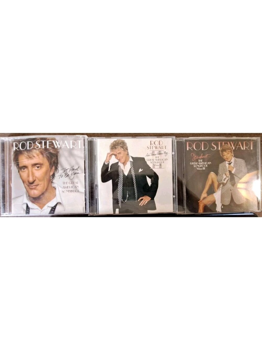Rod Stewart The Great American Song Book Volumes 1, 2, And 3 CDs